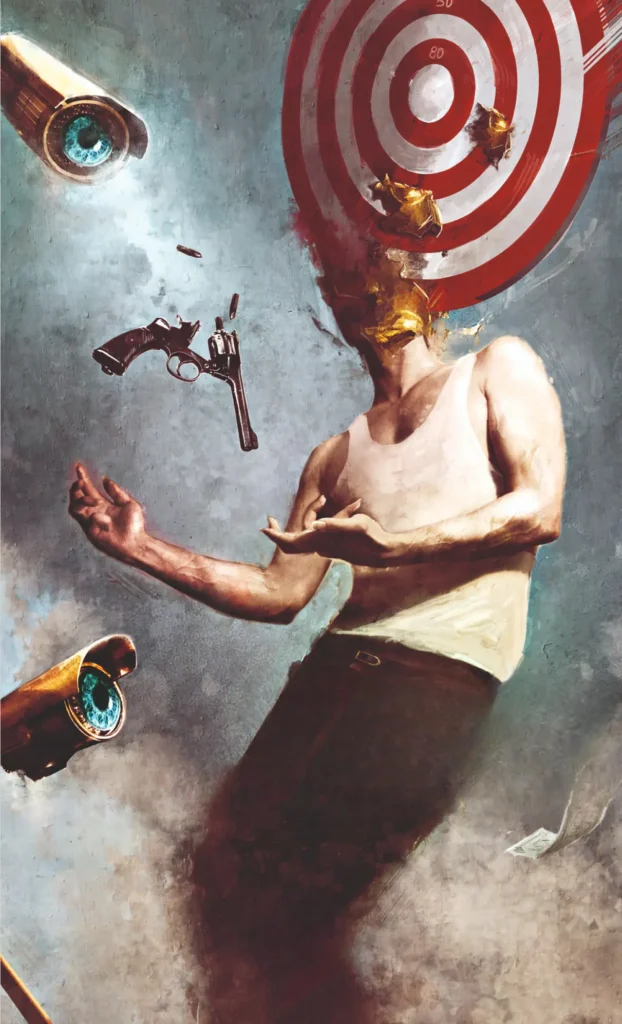 L'homme démoli, affiche du livre de Alfred Bester, littérature SF, société, télépathie
